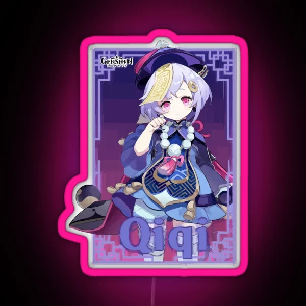 Genshin Impact Qiqi RGB Neon Sign