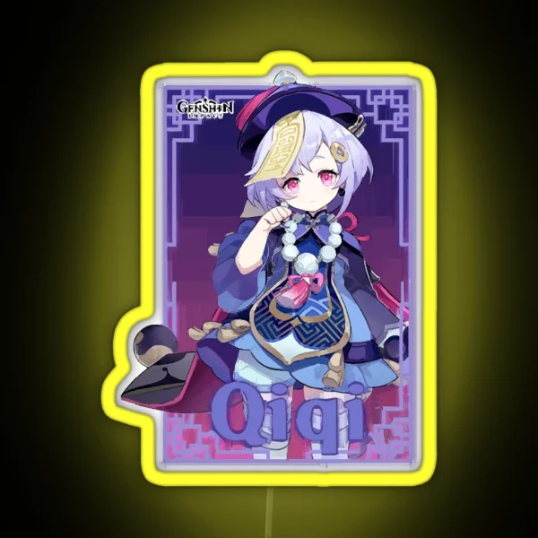 Genshin Impact Qiqi RGB Neon Sign