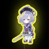 Genshin Impact Qiqi anime-inspired RGB color changing neodymium LED sign