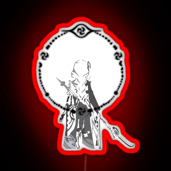 Genshin Impact Raiden Shogun Baal RGB Neon Sign