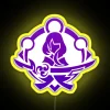 Genshin Impact Raiden Shogun Symbolic Emblem Digital Neon RGB Lighting Sign