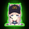 Add radiant Genshin Impact themed Kokomi Sangonomiya neon light decor