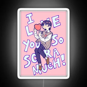 Genshin Impact Scaramouche I Love You So Scara Much RGB Neon Sign