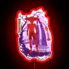 Genshin Impact Scaramouche RGB Neon Sign Illuminates Gaming Room Decorations