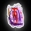 Vibrant Genshin Impact Scaramouche inspired Neon Sign for Gamers' Decor