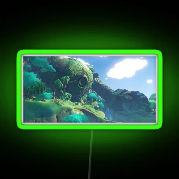Genshin Impact Sumeru Map RGB Neon Sign