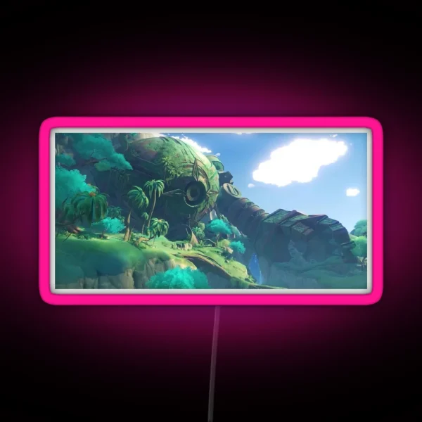 Genshin Impact Sumeru Map RGB Neon Sign