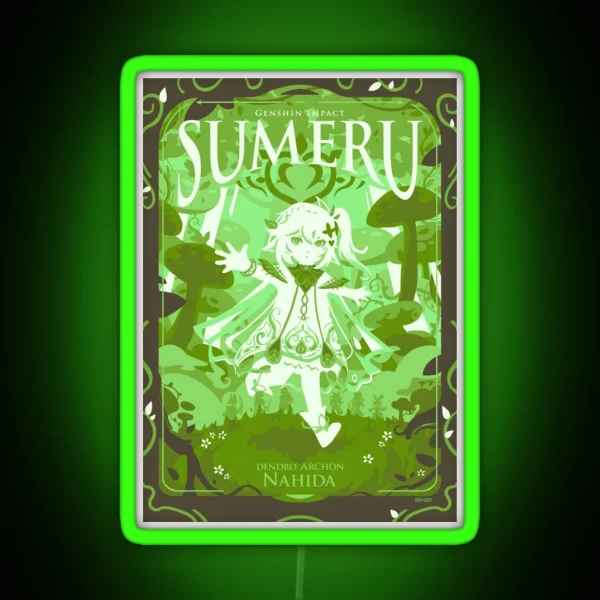 Genshin Impact Sumeru RGB Neon Sign