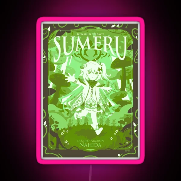 Genshin Impact Sumeru RGB Neon Sign