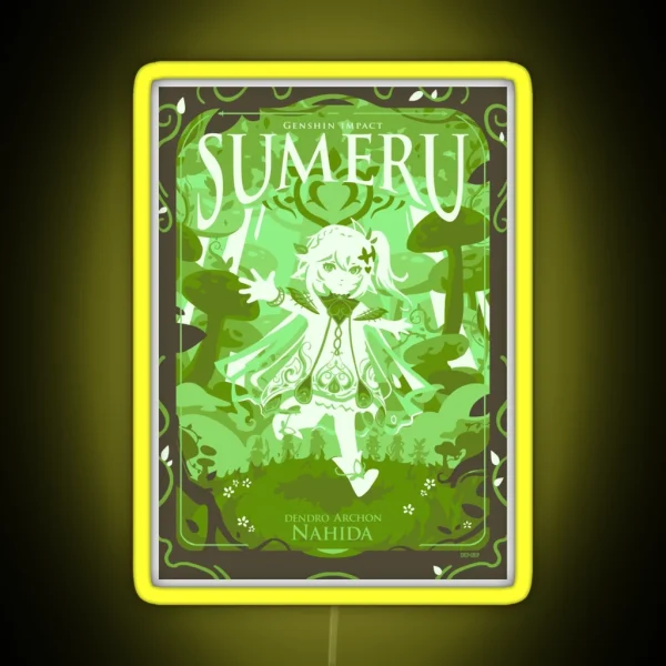 Genshin Impact Sumeru RGB Neon Sign