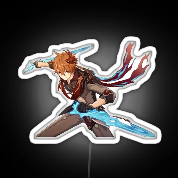 Genshin Impact Tartaglia Childe Character Official RGB Neon Sign