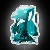 Genshin Impact Wanderer Inspired Negative Space RGB LED Neon Sign Decor
