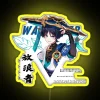 Customizable Genshin Impact Wanderer Scaramouche inspired LED RGB neon light display