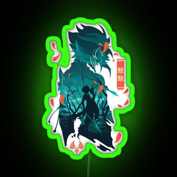 Genshin Impact Xiao RGB Neon Sign