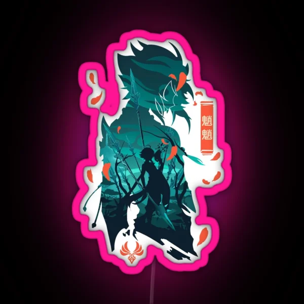 Genshin Impact Xiao RGB Neon Sign