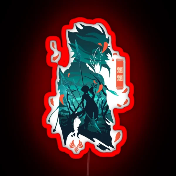 Genshin Impact Xiao RGB Neon Sign