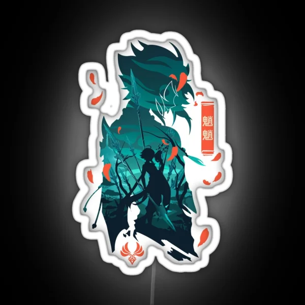 Genshin Impact Xiao RGB Neon Sign