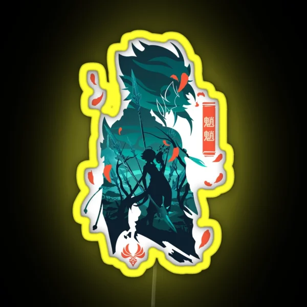 Genshin Impact Xiao RGB Neon Sign