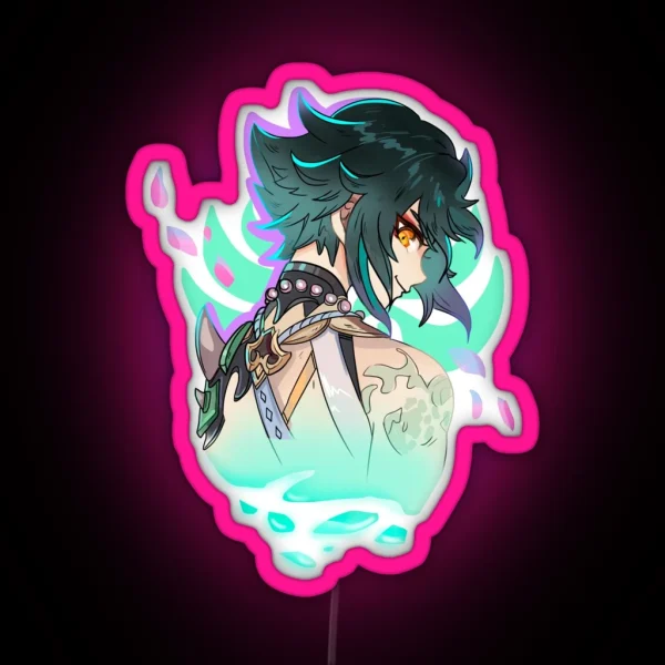 Genshin Impact Xiao RGB Neon Sign