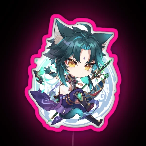 Genshin Impact Xiao RGB Neon Sign