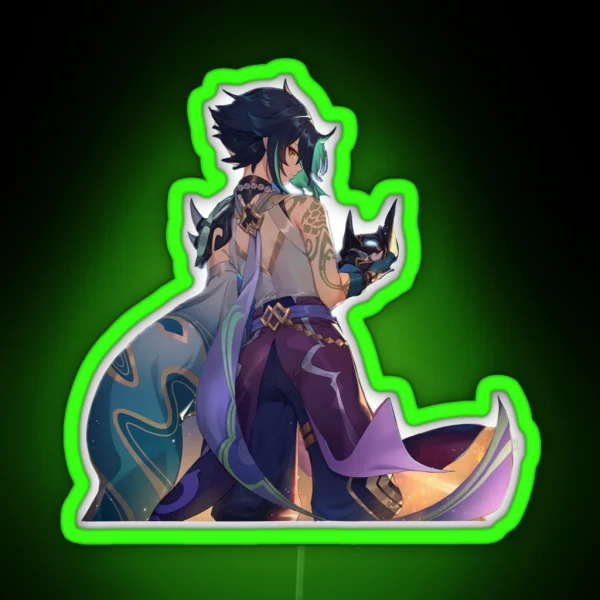 Genshin Impact Xiao RGB Neon Sign