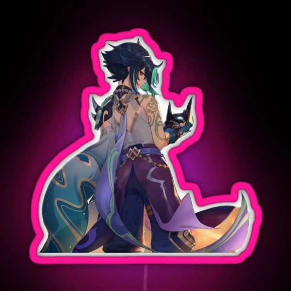 Genshin Impact Xiao RGB Neon Sign
