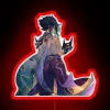 Official Genshin Impact Xiao Character Neon Sign with RGB Lighting