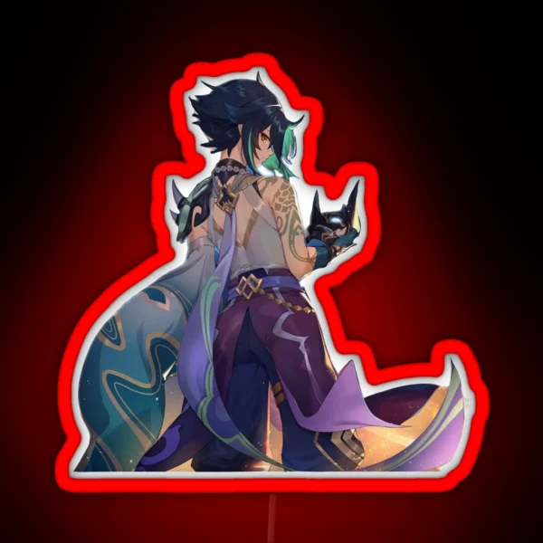 Genshin Impact Xiao RGB Neon Sign