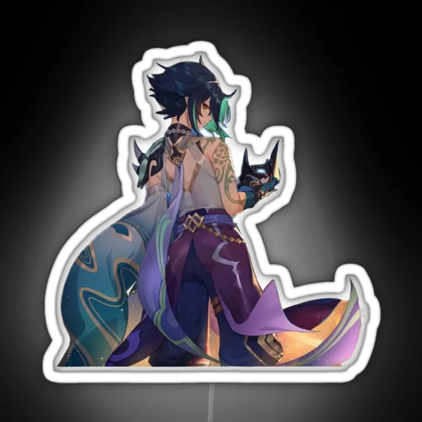 Genshin Impact Xiao RGB Neon Sign