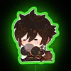 RGB Zhongli Light Poster Decor Inspired by Genshin Impact Character