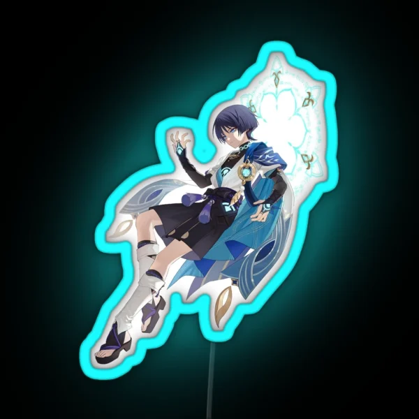 Genshin The Wanderer Power Surge RGB Neon Sign