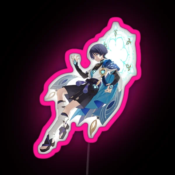 Genshin The Wanderer Power Surge RGB Neon Sign