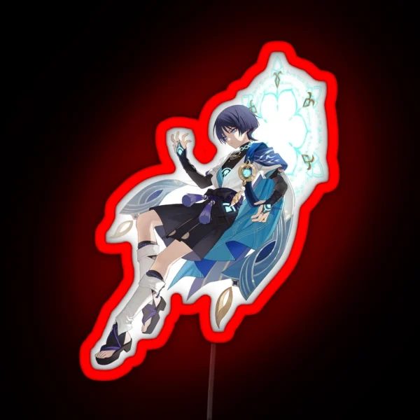 Genshin The Wanderer Power Surge RGB Neon Sign