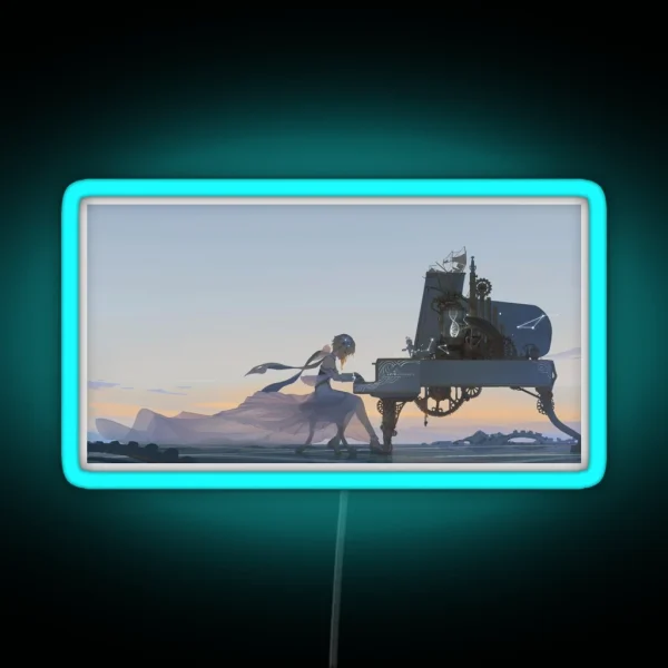 Genshin Traveler Lumine RGB Neon Sign