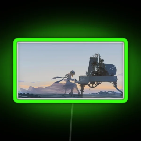 Genshin Traveler Lumine RGB Neon Sign