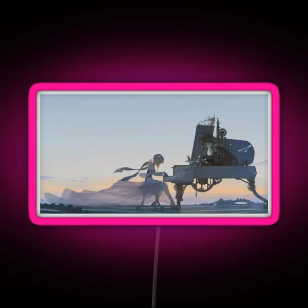 Genshin Traveler Lumine RGB Neon Sign