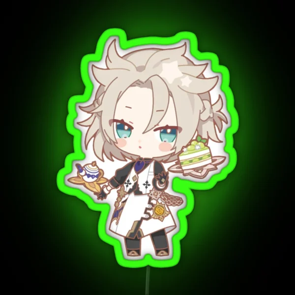 Genshin X Sweets Paradise Led Albedo RGB Neon Sign