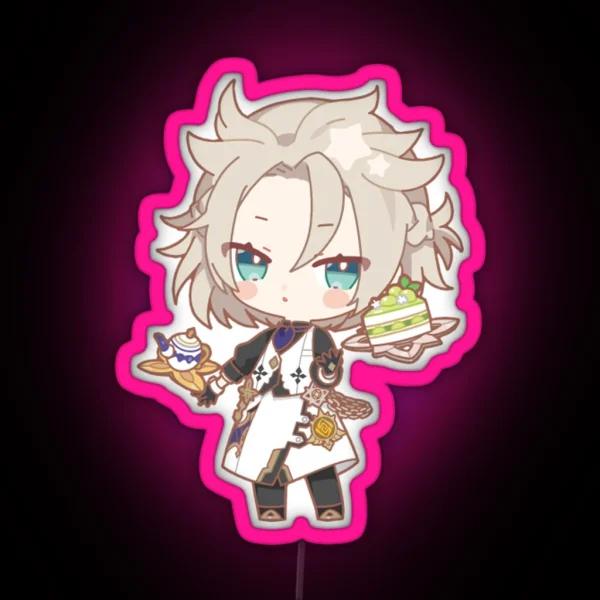 Genshin X Sweets Paradise Led Albedo RGB Neon Sign
