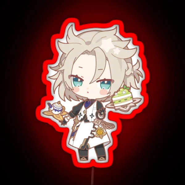 Genshin X Sweets Paradise Led Albedo RGB Neon Sign