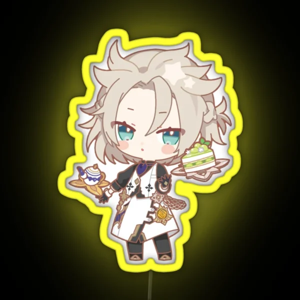 Genshin X Sweets Paradise Led Albedo RGB Neon Sign