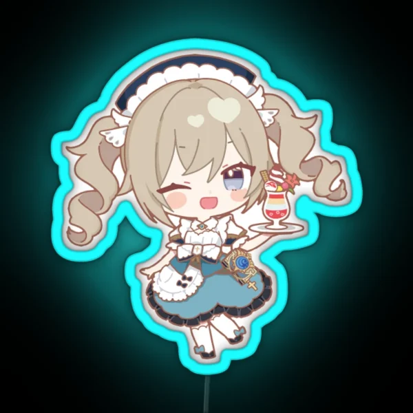 Genshin X Sweets Paradise Led Barbara RGB Neon Sign