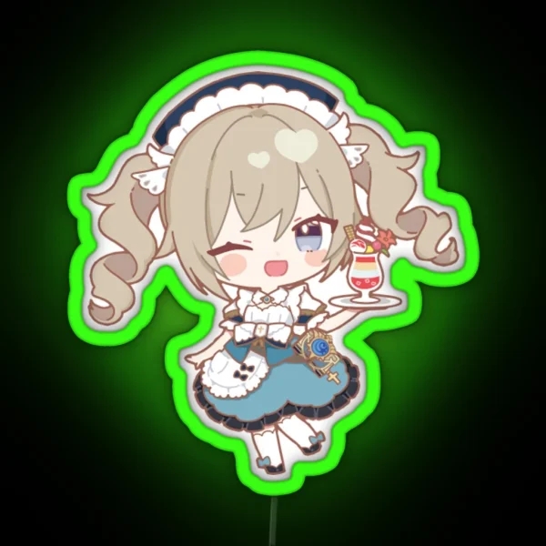 Genshin X Sweets Paradise Led Barbara RGB Neon Sign