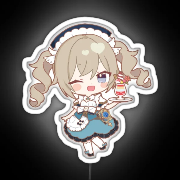 Genshin X Sweets Paradise Led Barbara RGB Neon Sign