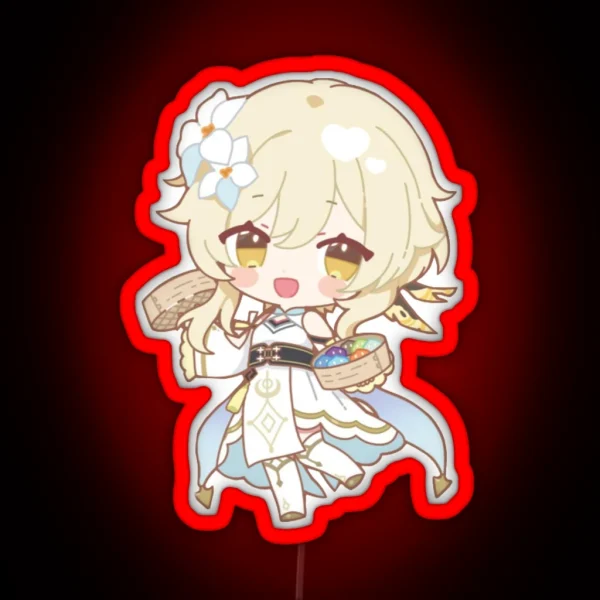 Genshin X Sweets Paradise Led Lumine Liyue Ver RGB Neon Sign