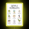 RGB LED Sign for Mental Wellness and Affirmation Therapy Display