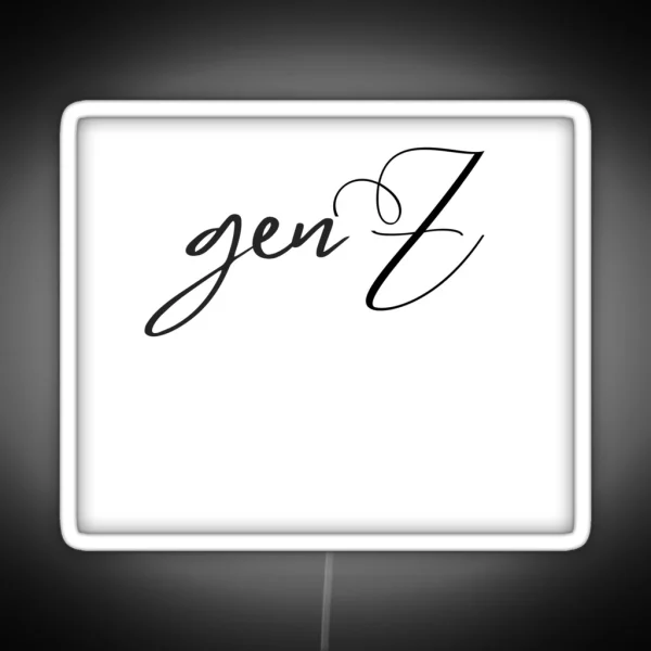 Genz For Zoomers RGB Neon Sign