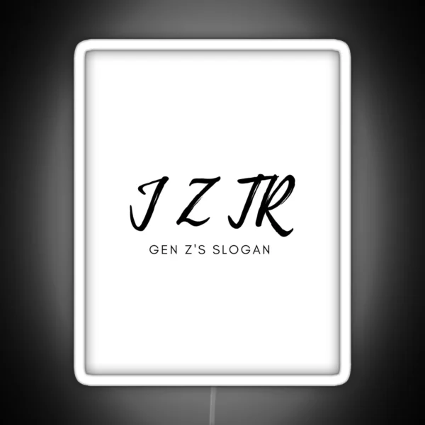 GENZ SLOGAN RGB Neon Sign