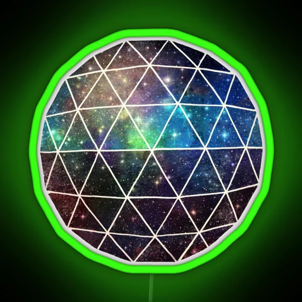 Geodesic IV RGB Neon Sign