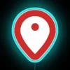 Customizable RGB Neon Sign with GeoGuessr Logo Design and led Options