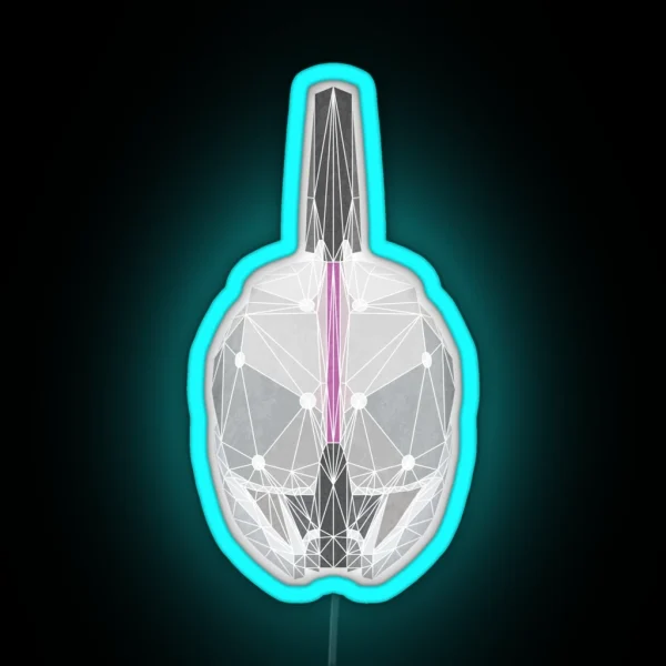 Geometric Helm Of S14 RGB Neon Sign